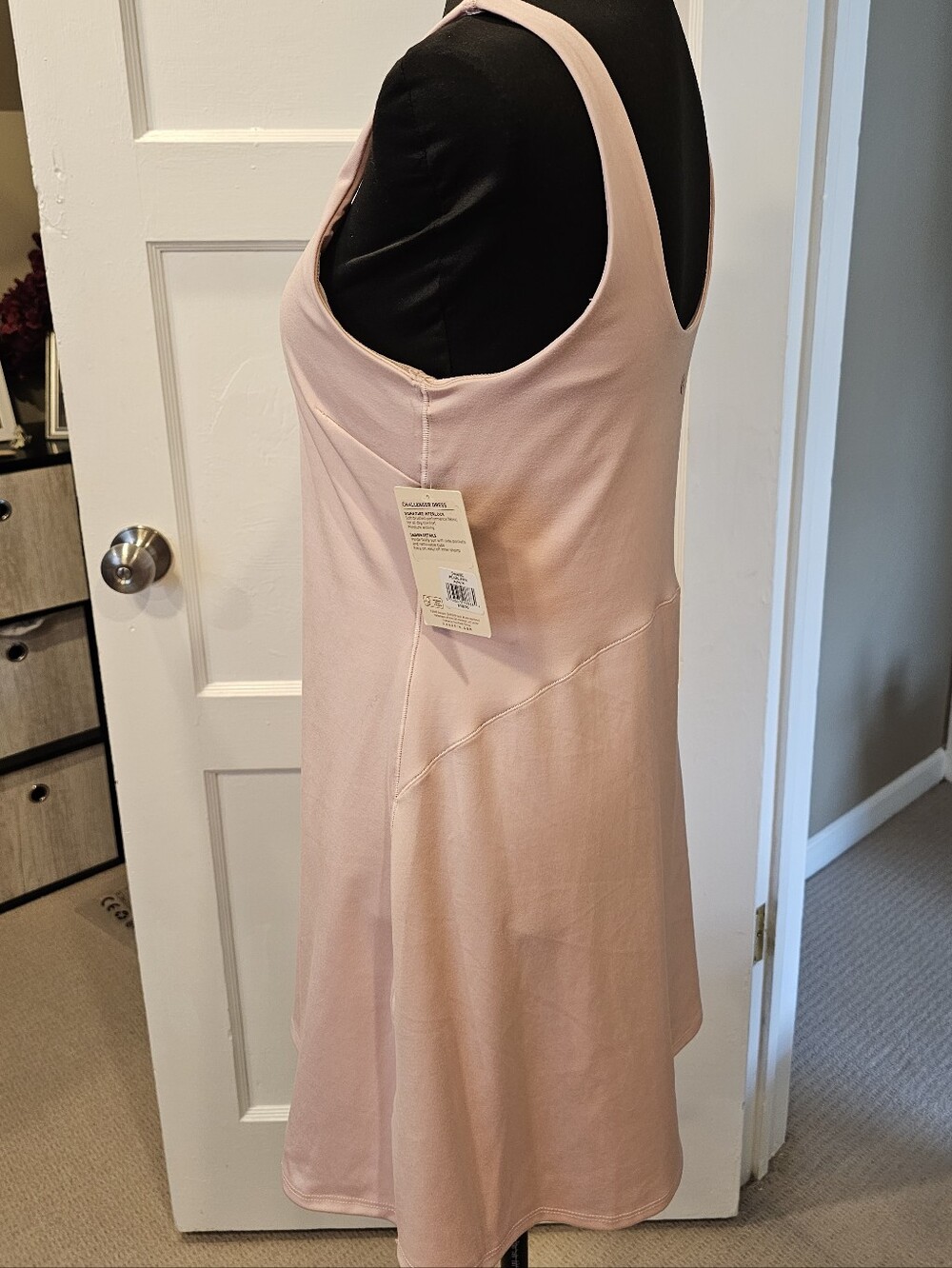 Danskin Light Pink Athletic Dress With Built In Bra And Shorts - Picture 2 of 6